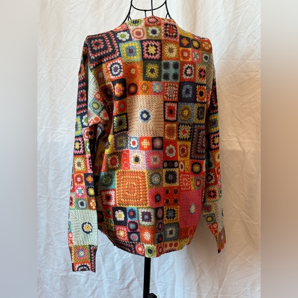 131 - Vibrant Patchwork Top - image 2